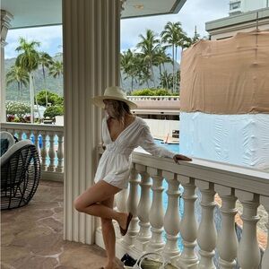 Elegant White Romper